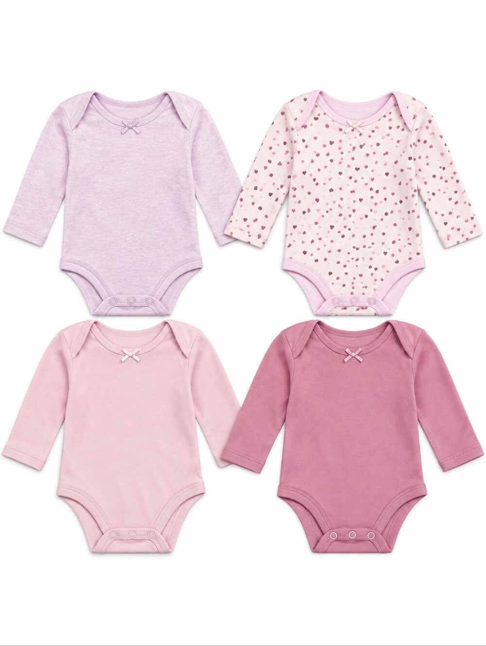 Carter's Child Of Mine 4 Pack One Piece Onesie Baby Girl Pink Newborn